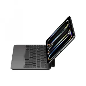 JP Magnetic Keyboard MK09 Aluminium puzdro na tablet, iPad Pro 11 2024 / 2025, čierne