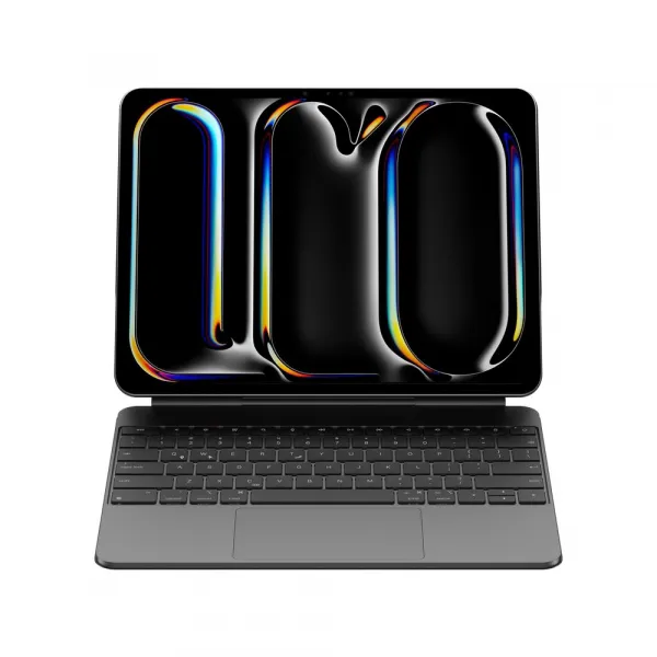JP Magnetic Keyboard MK09 Aluminium puzdro na tablet, iPad Pro 13 2024 / 2025, čierne