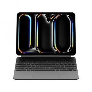 JP Magnetic Keyboard MK09 Aluminium puzdro na tablet, iPad Pro 13 2024 / 2025, čierne