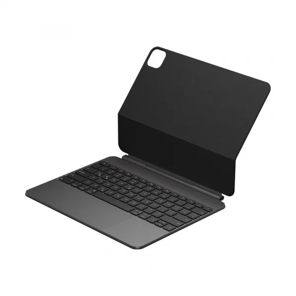 JP Magnetic Keyboard MK09 Aluminium puzdro na tablet, iPad Pro 13 2024 / 2025, čierne