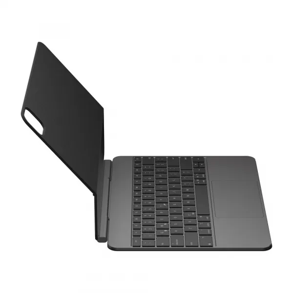 JP Magnetic Keyboard MK09 Aluminium puzdro na tablet, iPad Pro 13 2024 / 2025, čierne