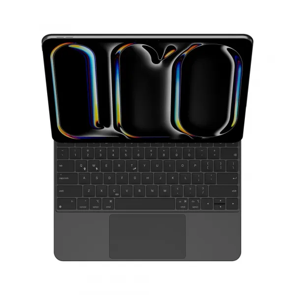 JP Magnetic Keyboard MK09 Aluminium puzdro na tablet, iPad Pro 13 2024 / 2025, čierne