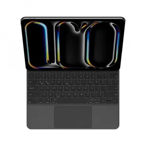 JP Magnetic Keyboard MK09 Aluminium puzdro na tablet, iPad Pro 13 2024 / 2025, čierne