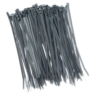 Sťahovacie pásky 200 mm (100 ks), sivá ZJSG03598S
