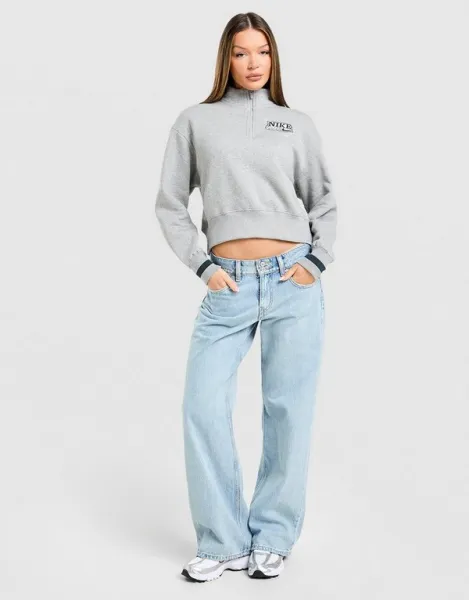 Nike Mikina W Nsw Flc Qz Top