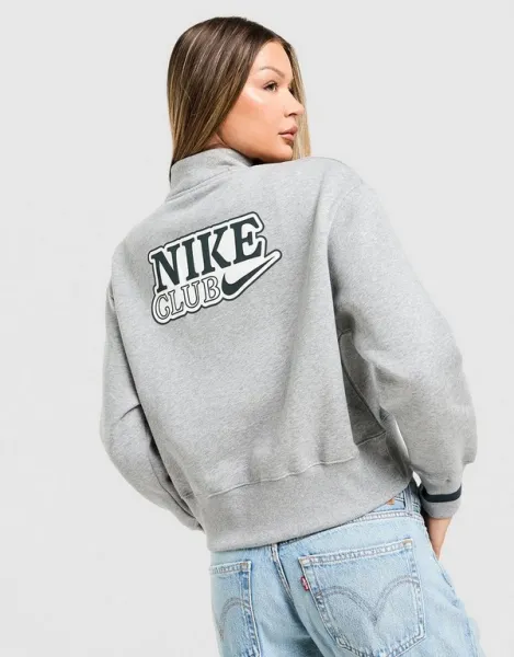 Nike Mikina W Nsw Flc Qz Top
