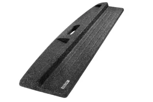 Gumová protišmyková podložka pod rebrík ASLON 130 x 31 cm, čierna