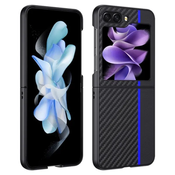CARBON Ochranný obal pre Samsung Galaxy Z Flip7 FE 5G / Flip6 5G modrý