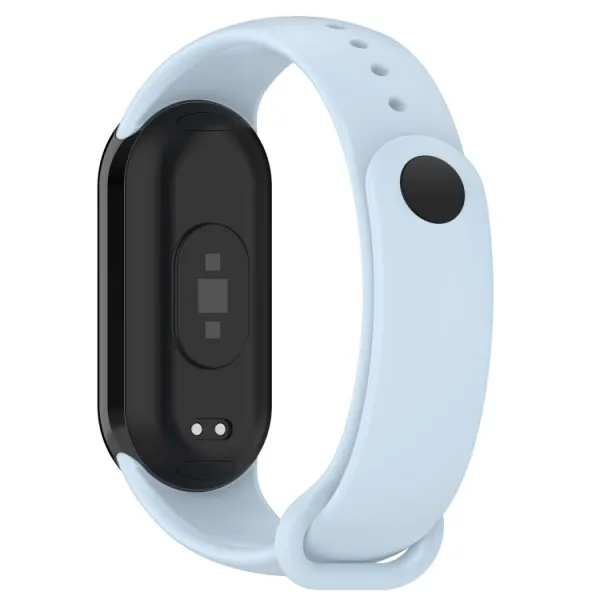 SILICONE Vymeniteľný remienok pre Xiaomi Smart Band 9 svetlomodrý