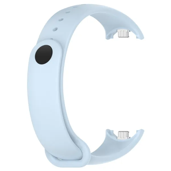 SILICONE Vymeniteľný remienok pre Xiaomi Smart Band 9 svetlomodrý