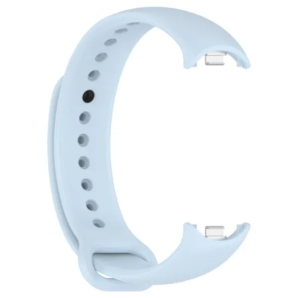 SILICONE Vymeniteľný remienok pre Xiaomi Smart Band 9 svetlomodrý