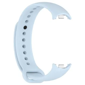 SILICONE Vymeniteľný remienok pre Xiaomi Smart Band 9 svetlomodrý