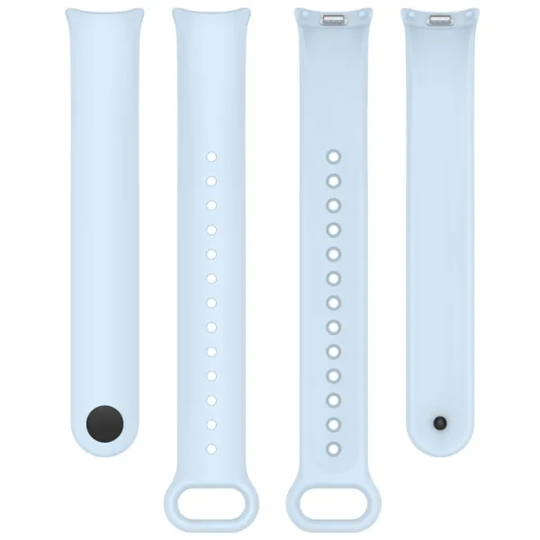 SILICONE Vymeniteľný remienok pre Xiaomi Smart Band 9 svetlomodrý