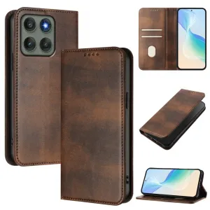 MAGNETIC Zaklápací kryt pre Motorola Edge 60 Pro hnedý