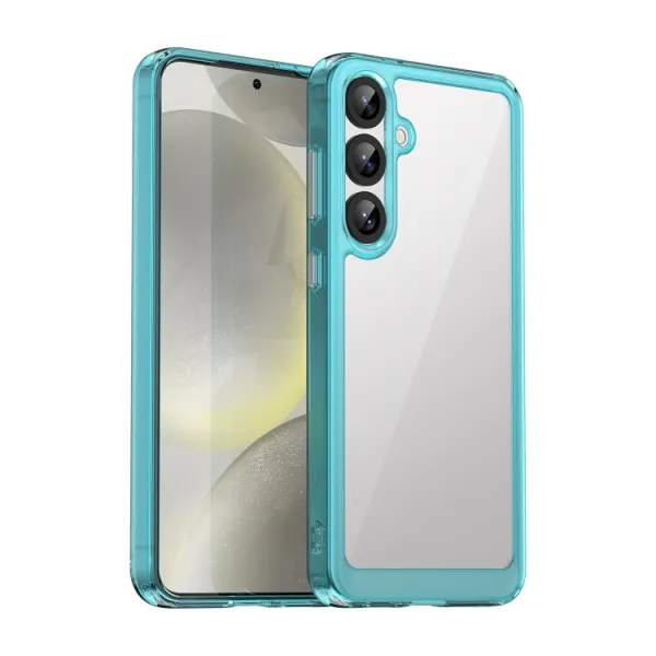 CRYSTAL Ochranný kryt pre Samsung Galaxy S25+ 5G tyrkysový