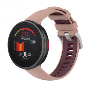 SPORTY Vymeniteľný silikónový remienok Polar Vantage V2 ružový
