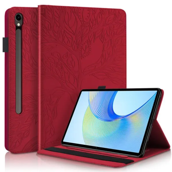 ART TREE Zaklápacie puzdro pre Samsung Galaxy Tab S10 FE+ červené