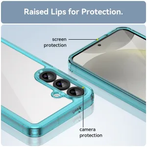 CRYSTAL Ochranný kryt pre Samsung Galaxy S25+ 5G tyrkysový