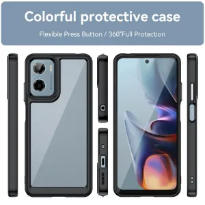 CRYSTAL Ochranný kryt pre Motorola Moto G05 / Moto E15 čierny