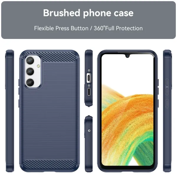 FLEXI TPU Kryt pre Samsung Galaxy A34 5G modrý