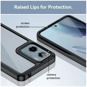 CRYSTAL Ochranný kryt pre Motorola Moto G05 / Moto E15 čierny