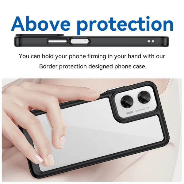 CRYSTAL Ochranný kryt pre Motorola Moto G35 5G čierny