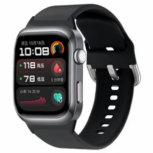 SILICONE Vymeniteľný remienok pre Huawei Watch D2 čierny