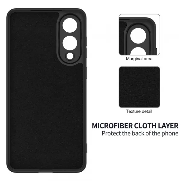 RUBBER Ochranný kryt pre Samsung Galaxy S25 Edge čierny
