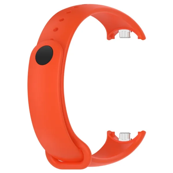 SILICONE Vymeniteľný remienok pre Xiaomi Smart Band 9 oranžový