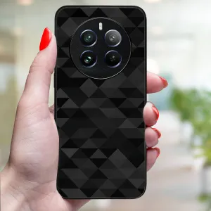 MY ART Ochranný kryt pre Realme 12 5G BLACK TRIANGLES (232)