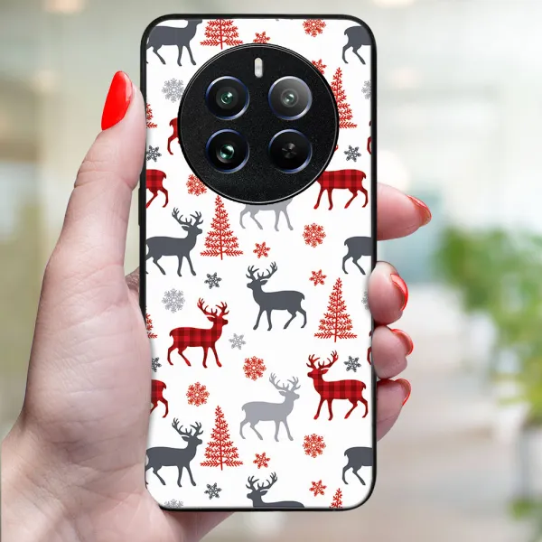 MY ART Kryt s vianočným dizajnom Realme 12 5G DEER (068)