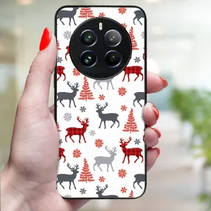MY ART Kryt s vianočným dizajnom Realme 12 5G DEER (068)