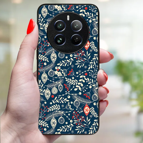 MY ART Kryt s vianočným dizajnom Realme 12 5G MISTLETOE (070)