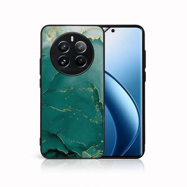 MY ART Ochranný kryt pre Realme 12 5G GREEN MARBLE (145)