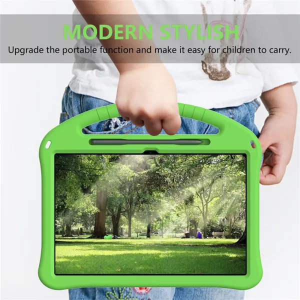 KIDDO Detský obal pre Lenovo Idea Tab Plus / Tab K12 zelený
