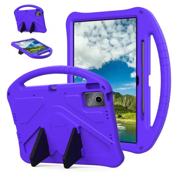 KIDDO Detský obal pre Lenovo Idea Tab Plus / Tab K12 fialový