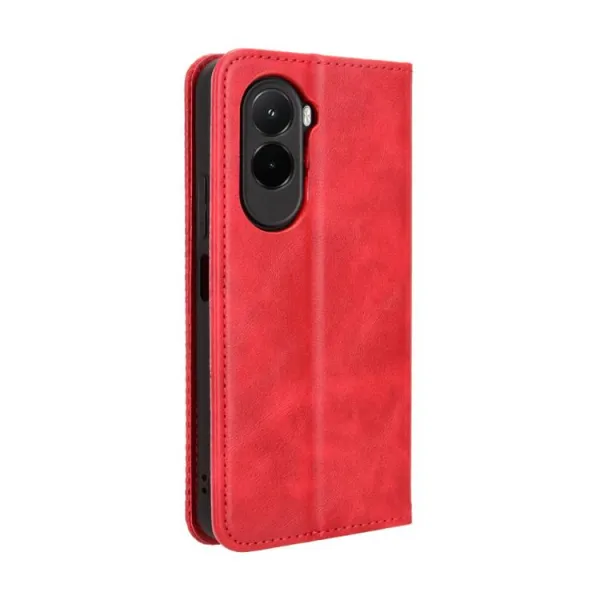 BUSINESS Peňaženkový kryt pre Xiaomi Poco M7 červený