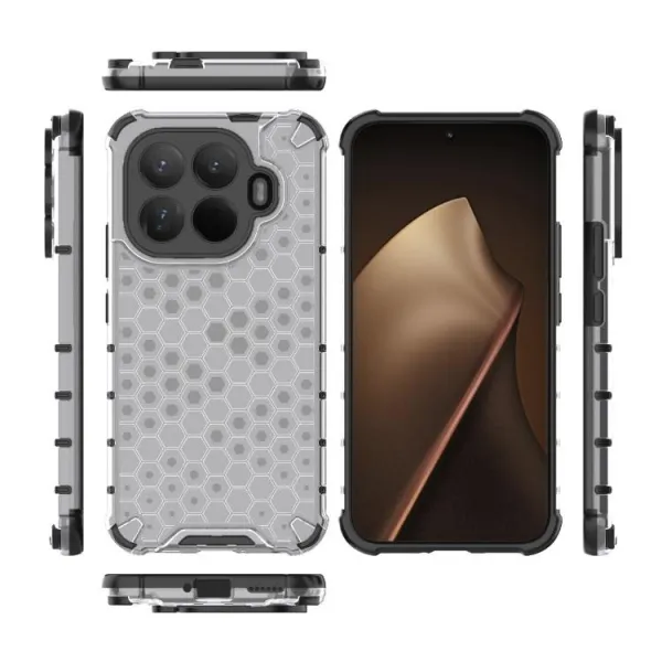 HONEYCOMB Ochranný kryt Xiaomi 15T Pro priehľadný