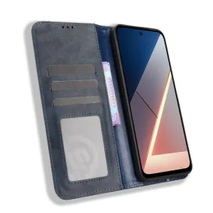 BUSINESS Peňaženkový kryt pre Xiaomi Poco M7 modrý