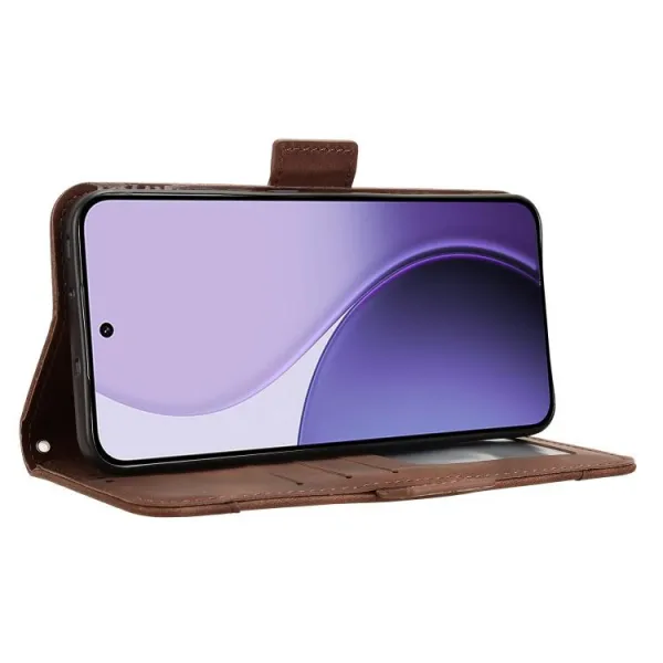 SLOT Peňaženkový obal pre Oppo Reno14 5G hnedý