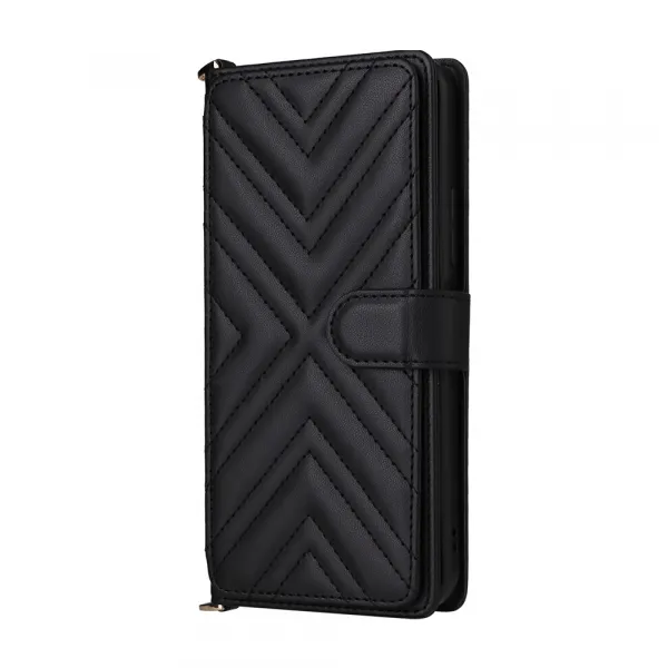 PRESTIGE Peňaženkové puzdro pre T Phone 3 Pro čierne