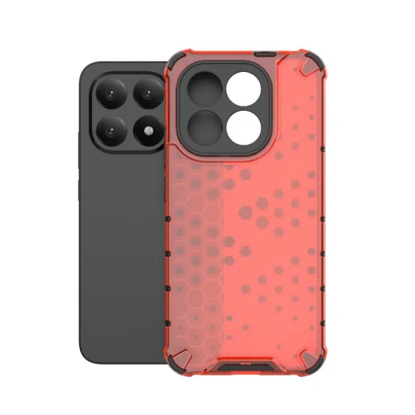 HONEYCOMB Ochranný kryt Xiaomi 15T červený