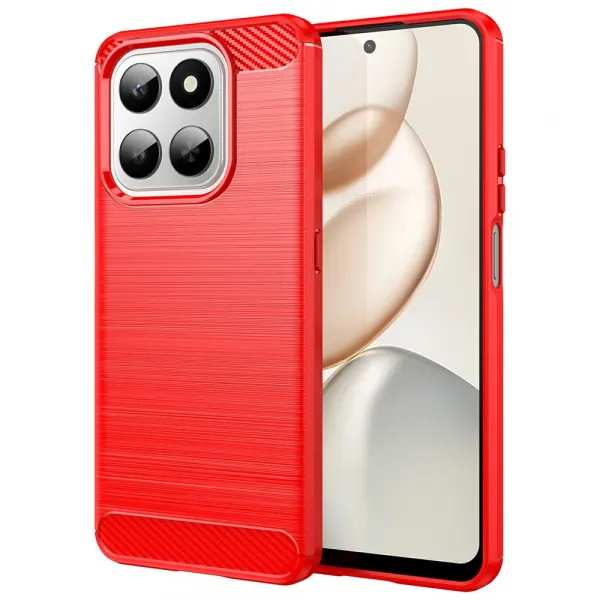 FLEXI TPU Ochranný kryt Honor 400 Smart 5G / Honor X7d červený