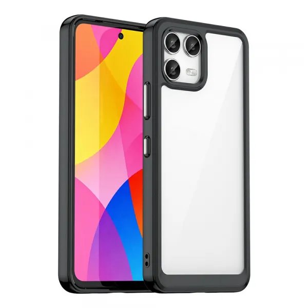 CRYSTAL Ochranný kryt pre T Phone 3 Pro čierny