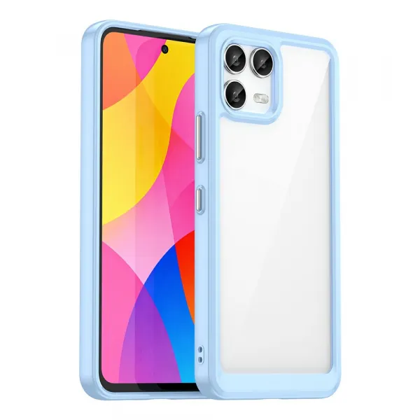CRYSTAL Ochranný kryt pre T Phone 3 Pro modrý