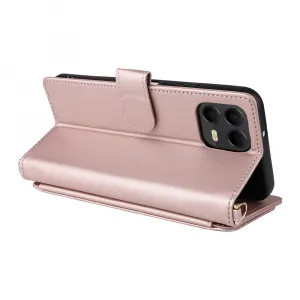PRESTIGE Peňaženkové puzdro pre T Phone 3 Pro svetloružové