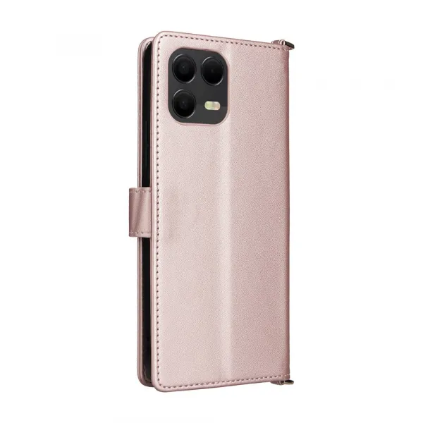 PRESTIGE Peňaženkové puzdro pre T Phone 3 Pro svetloružové