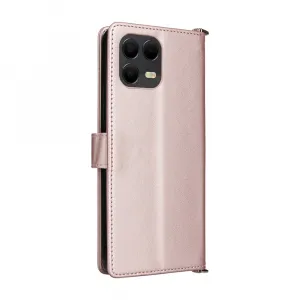 PRESTIGE Peňaženkové puzdro pre T Phone 3 Pro svetloružové