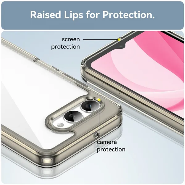 CRYSTAL Ochranný kryt pre T Phone 3 šedý