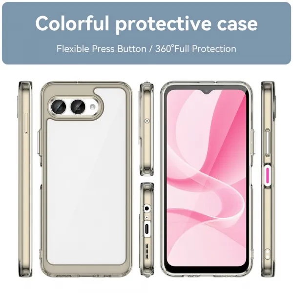 CRYSTAL Ochranný kryt pre T Phone 3 šedý